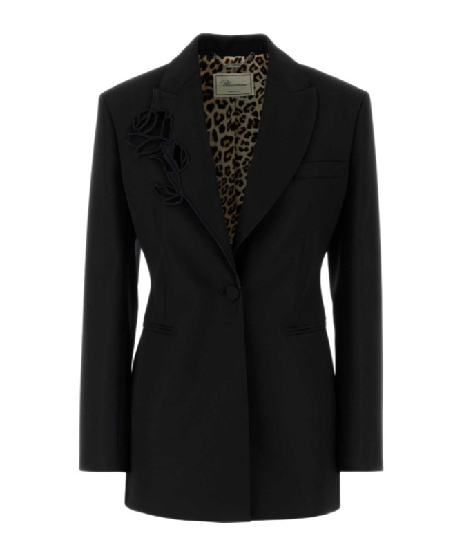 Blumarine Jackets And Vests In Black