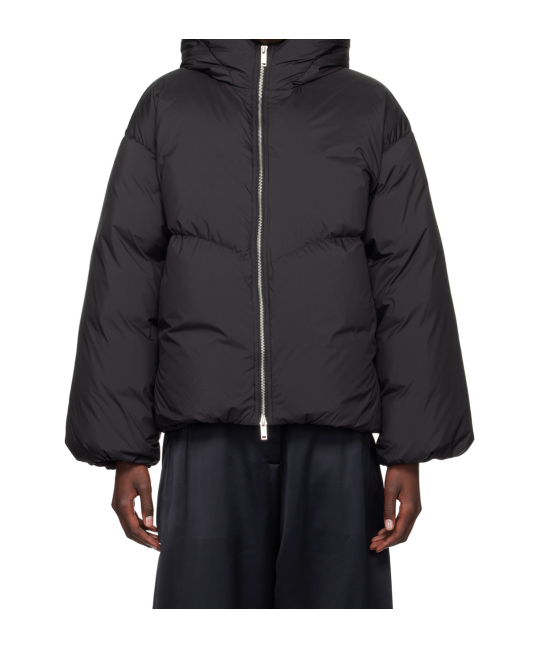 STUDIO NICHOLSON HOODED PUFFER JACKET