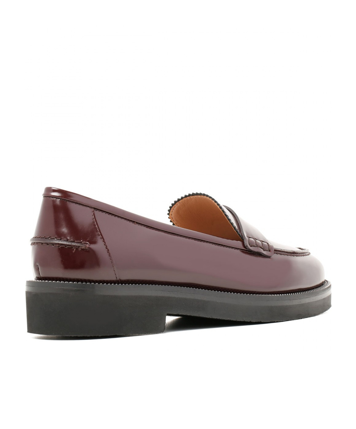 Aquazzura Aqua Loafers Aubergine In Black