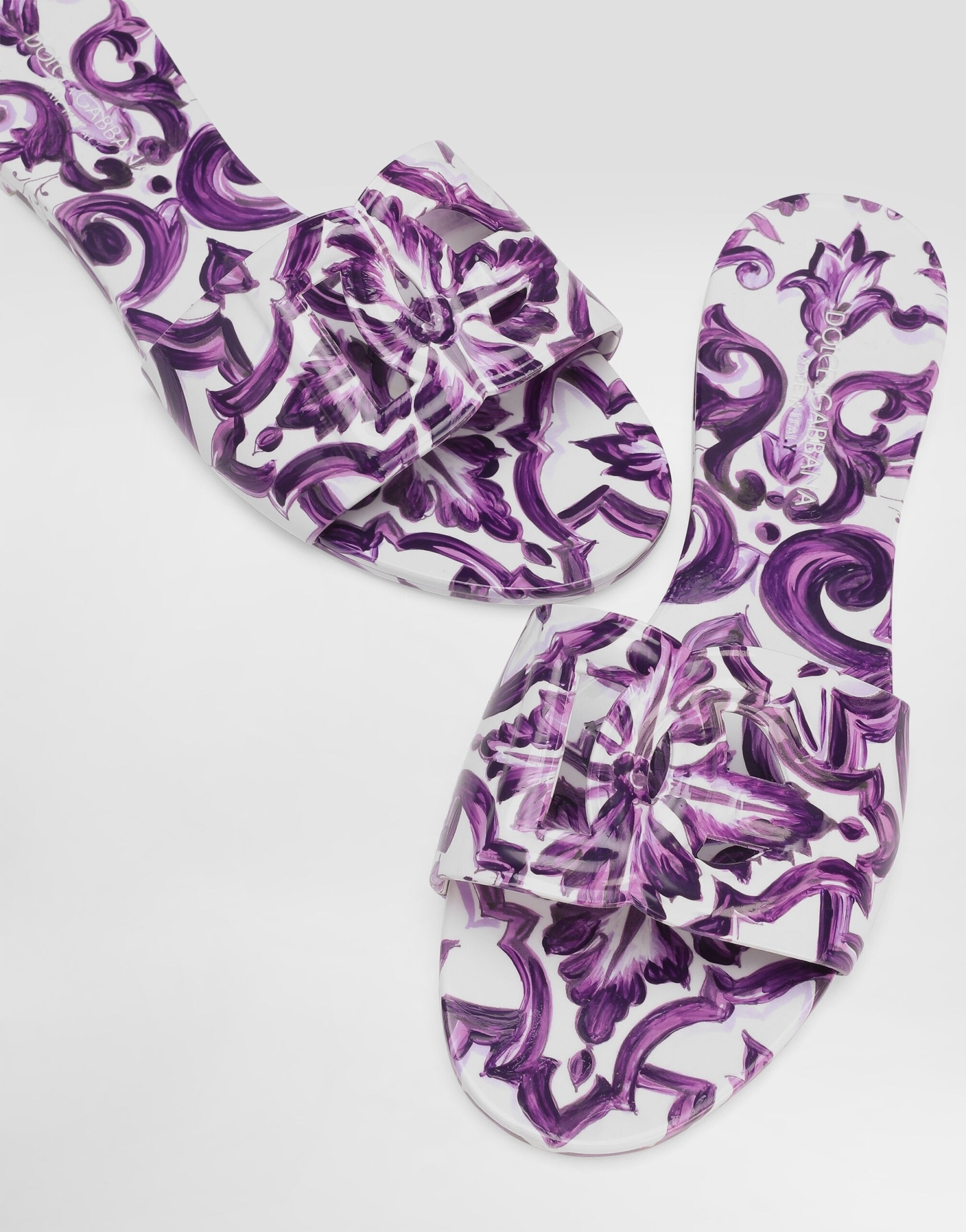 Dolce & Gabbana Maiolica-print Slides