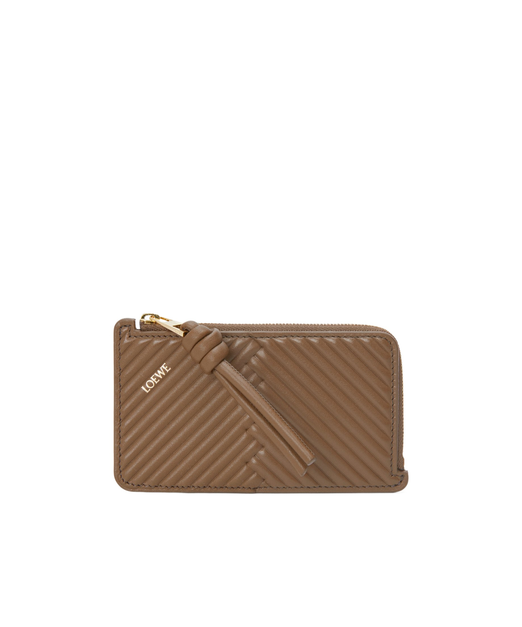 Loewe Logo Wallet In Brown