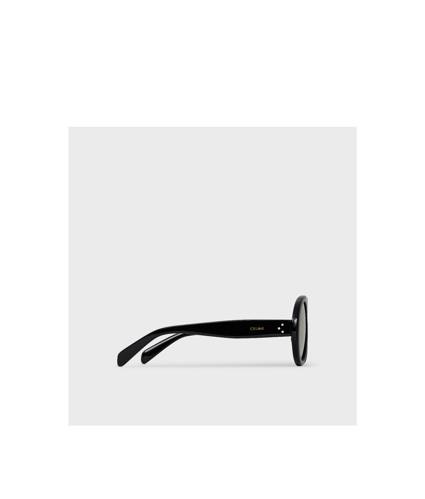 Celine Logo Sunglasses In Nude