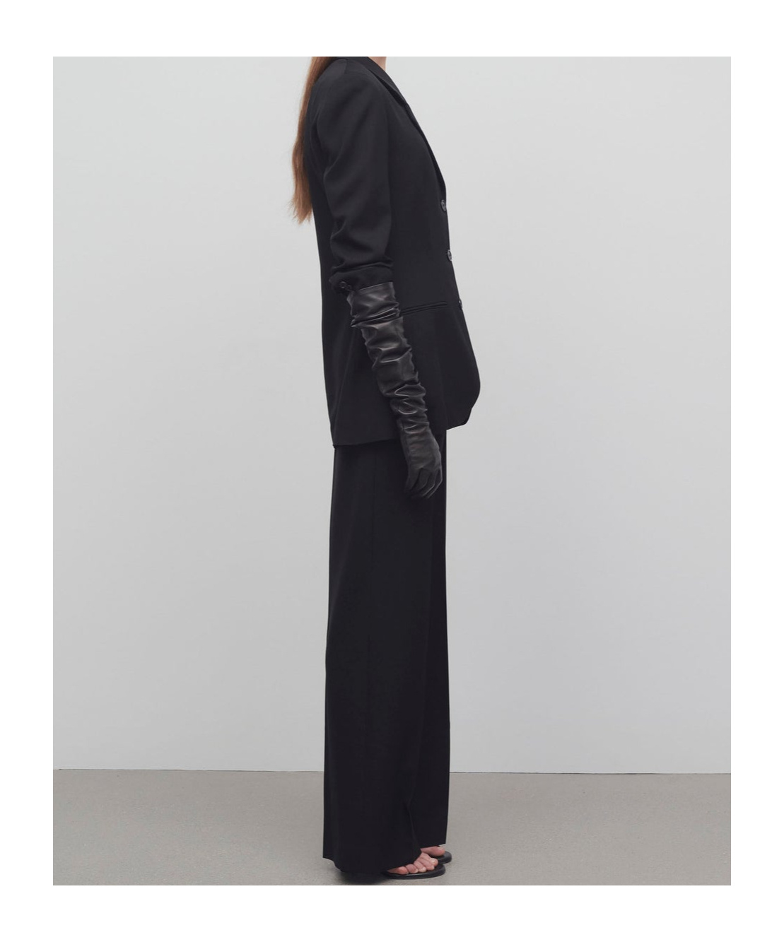 The Row Encore Wool Pants In Black