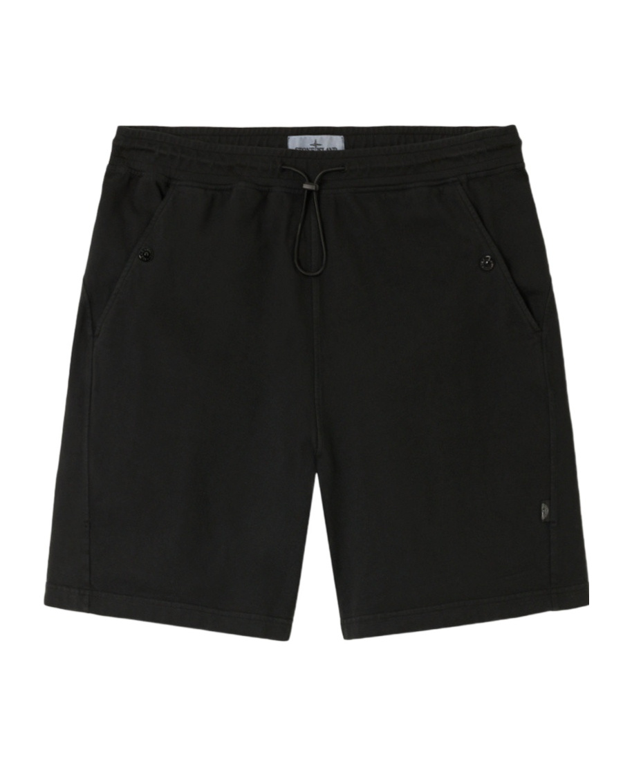 Stone Island Bermuda Shorts In Black