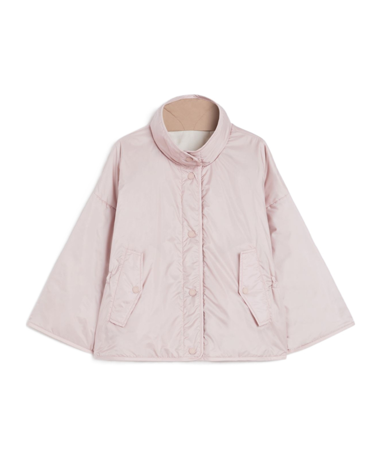 Weekend Max Mara Reversible Water-repellent Canvas Jacket In White