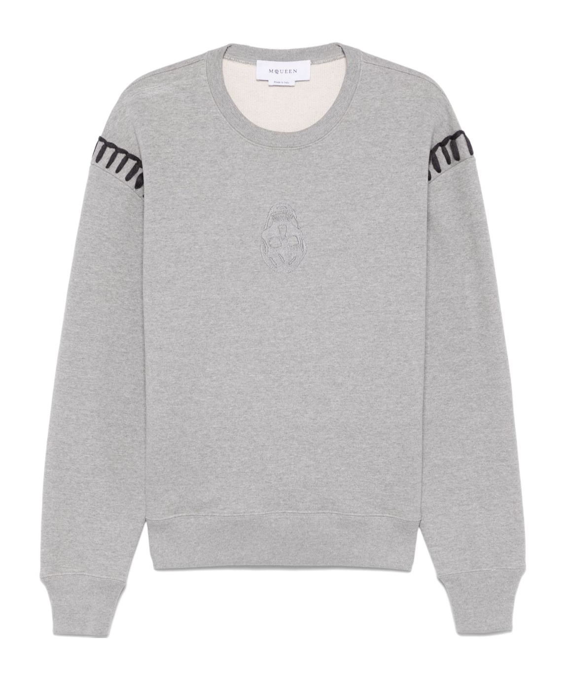 Alexander Mcqueen Skull Sweatshirt In Gray