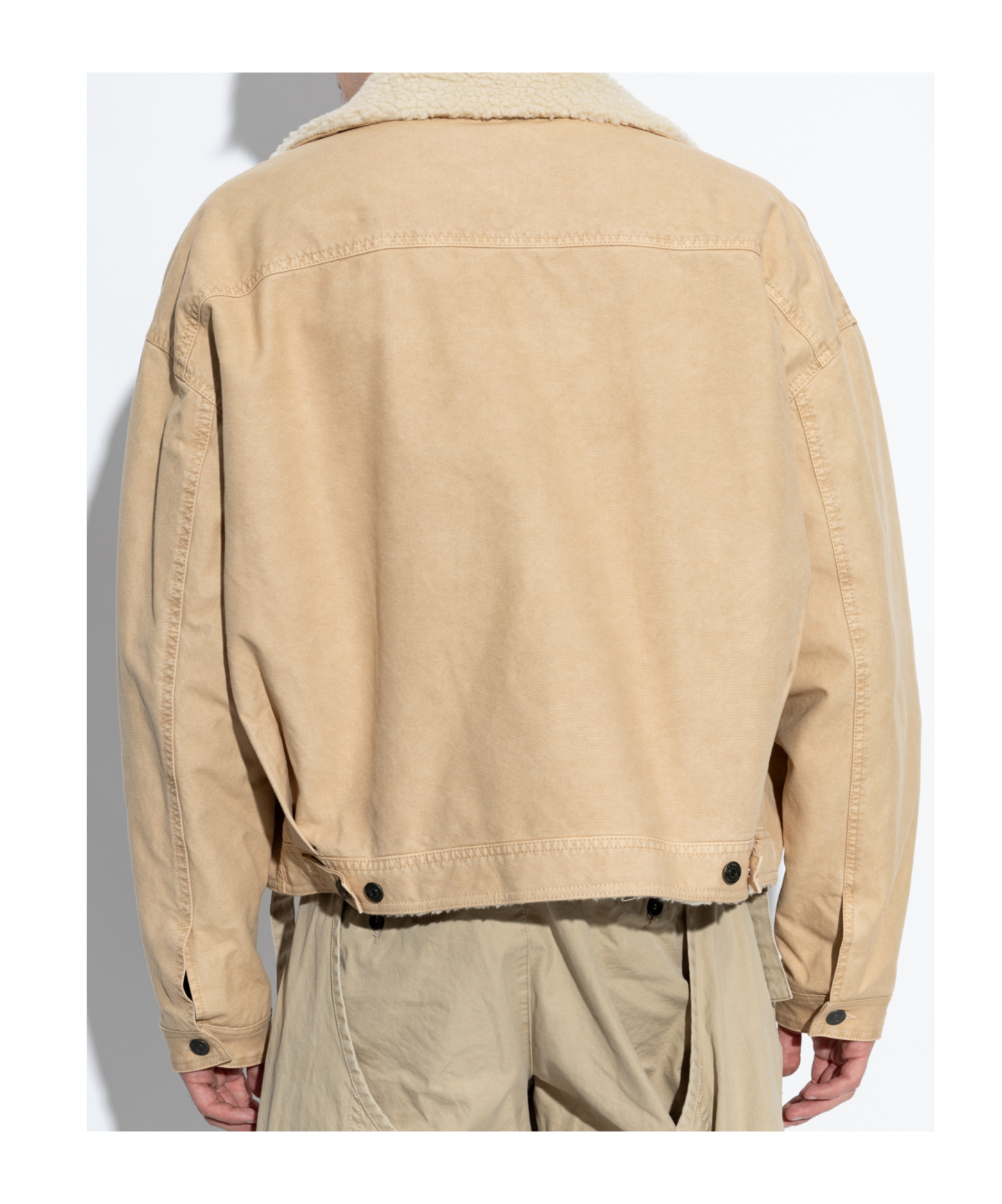 Dsquared2 Long-sleeved Casual Jacket In Nude