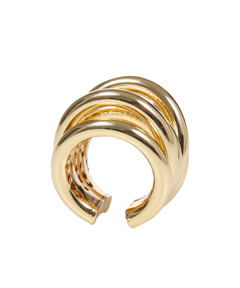 Federica Tosi Open Design Ring In Yellow