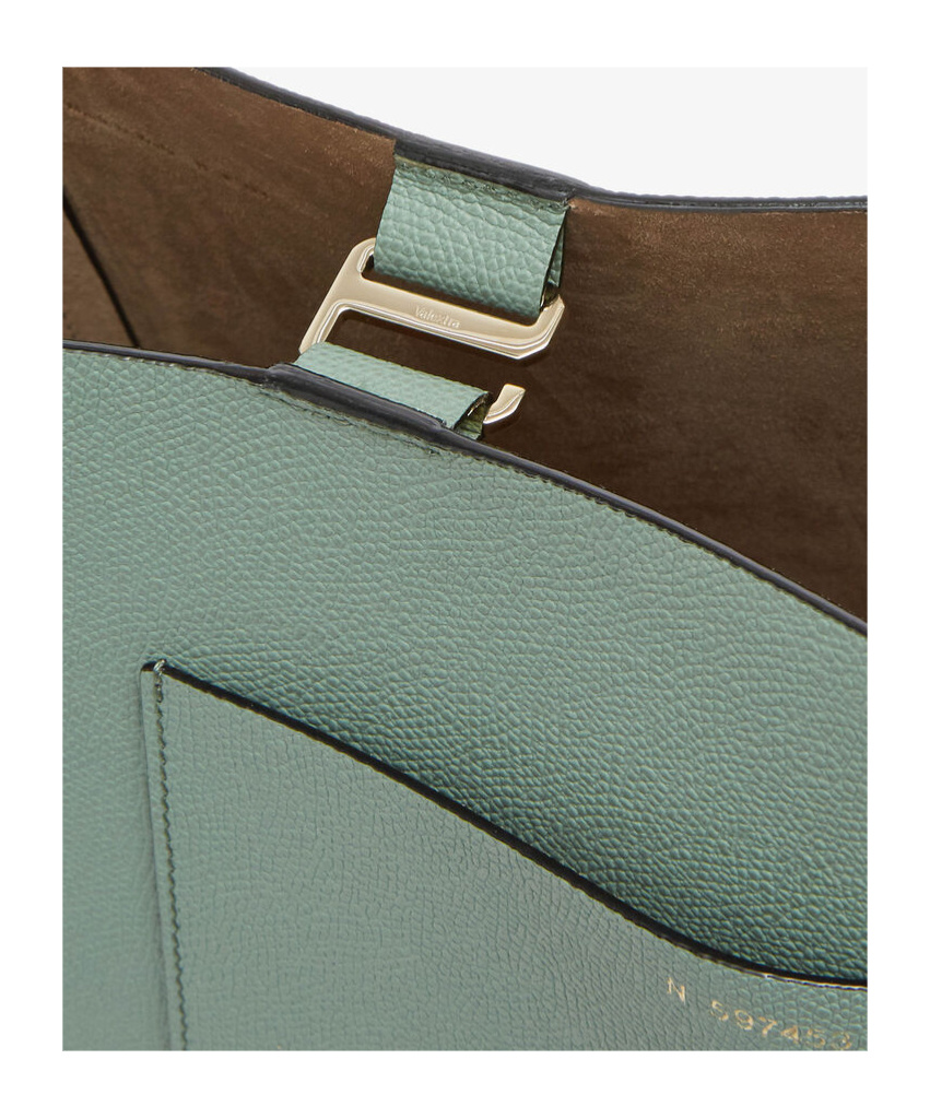 VALEXTRA VALEXTRA OPEN TOP MINI BUCKET BAG