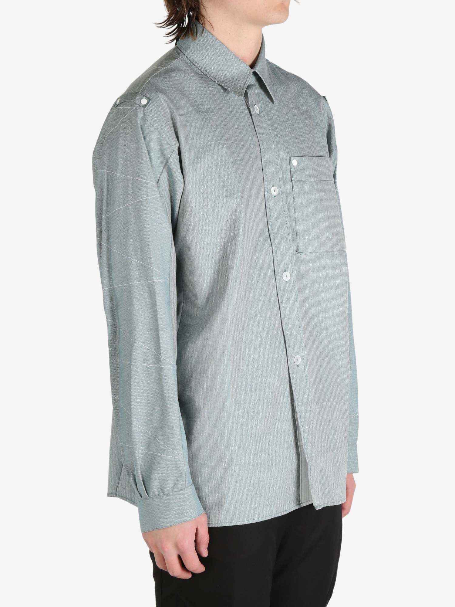 Kiko Kostadinov Solva Shirt In Gray