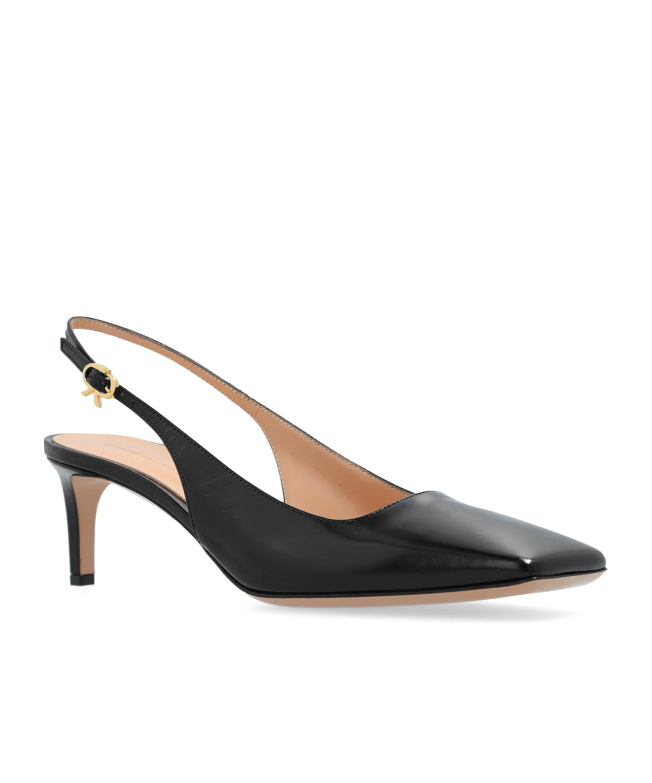 Gianvito Rossi Slingback Décol In Black