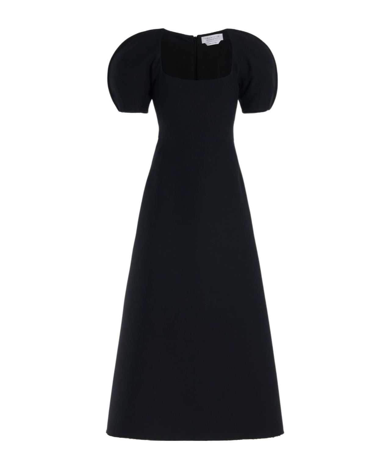 Shop Gabriela Hearst Short Sleeve Dress In Black