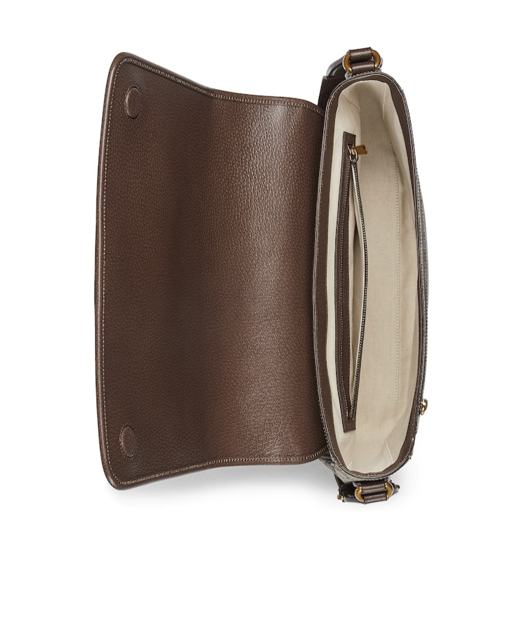 Gucci Beige Ophidia Messenger Bag In Nude