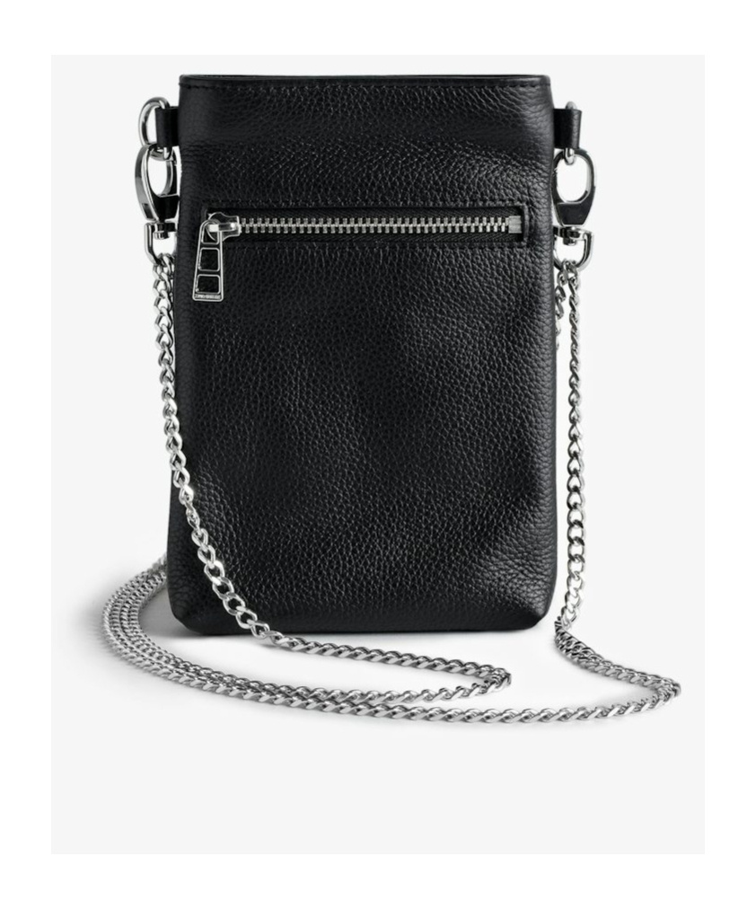 Zadig & Voltaire Rectangular Shoulder Bag In Black