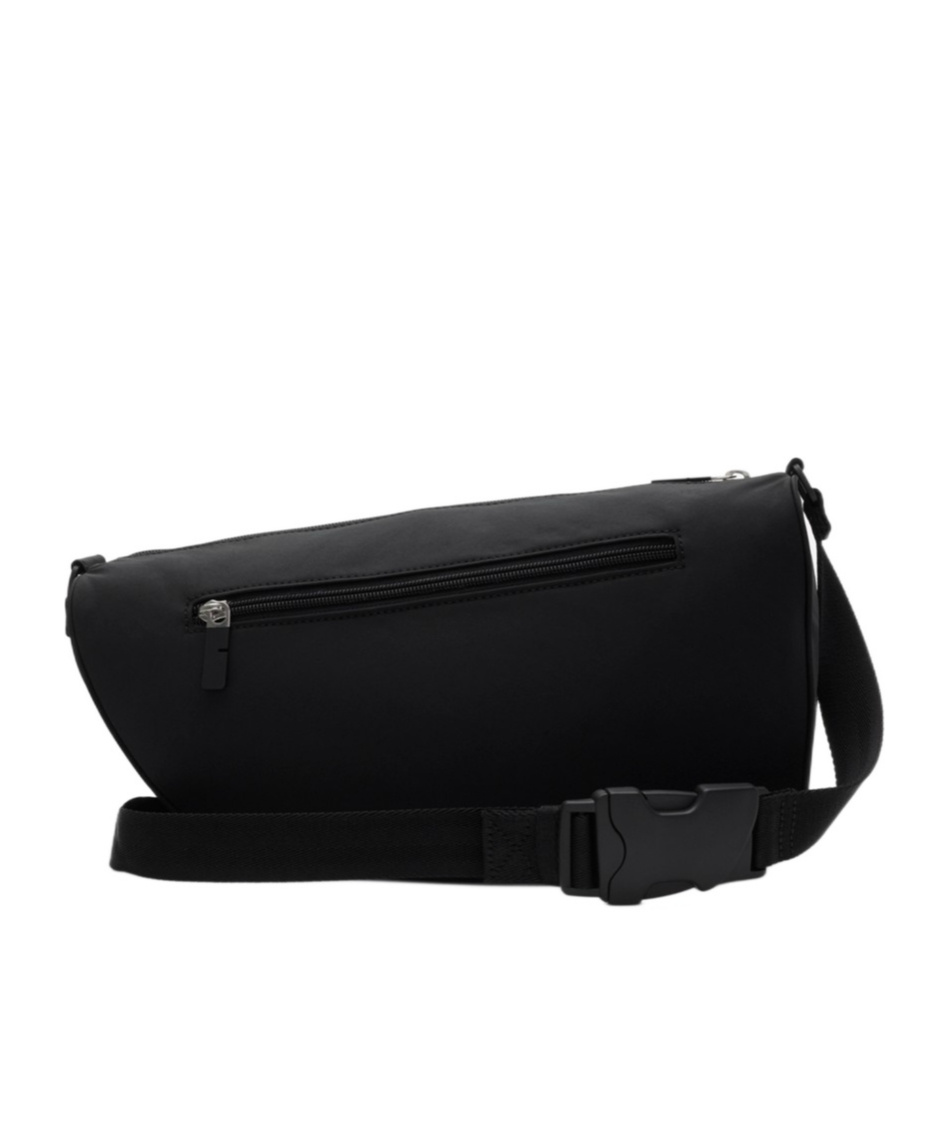 Burberry Shield Diagonal Backpack In Black