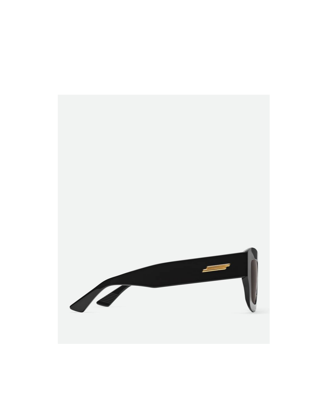 Bottega Veneta Quadratische Ultrathin Sonnenbrille In Black