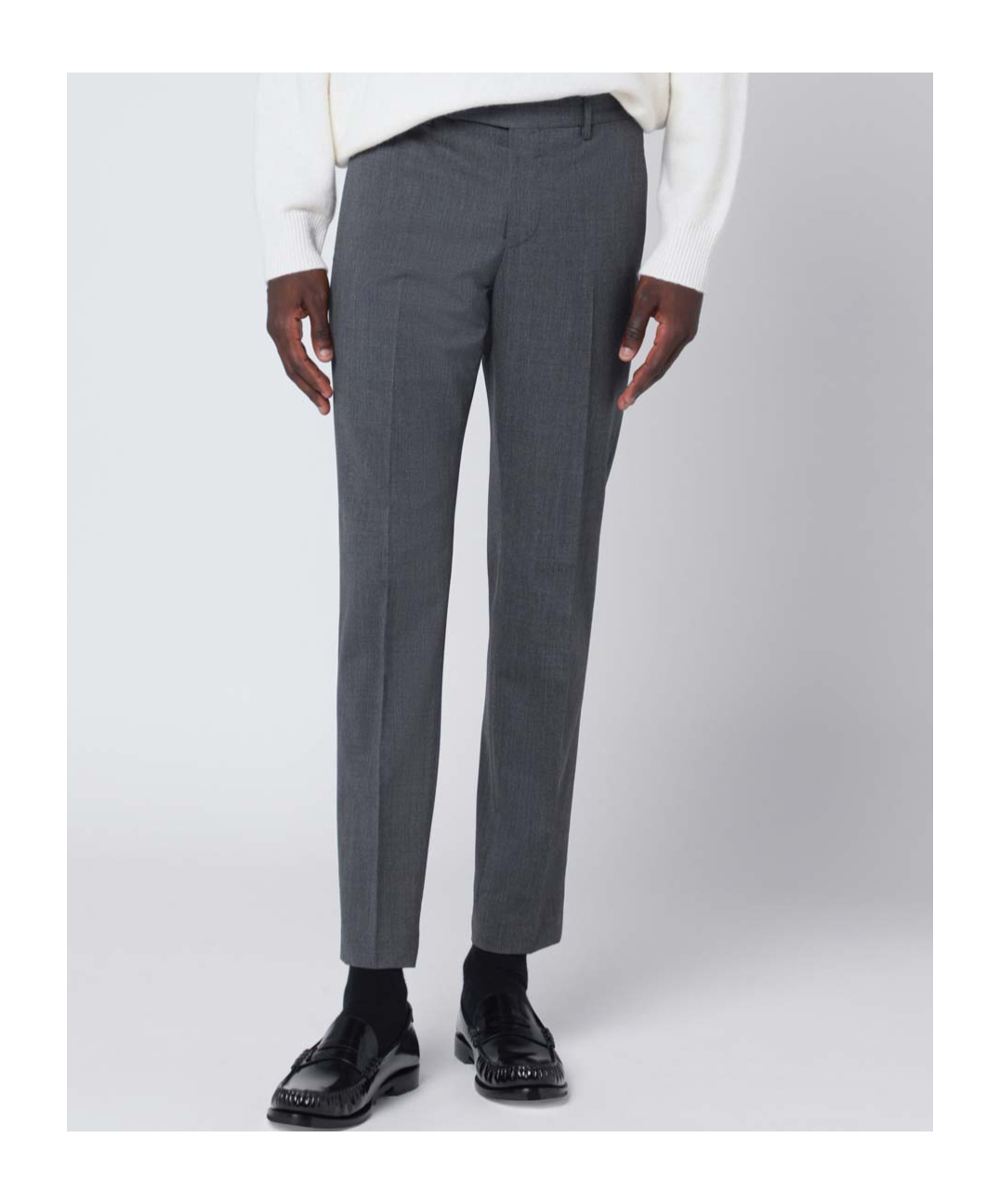 Pt Torino Trousers With Side And Back Pockets In Gray