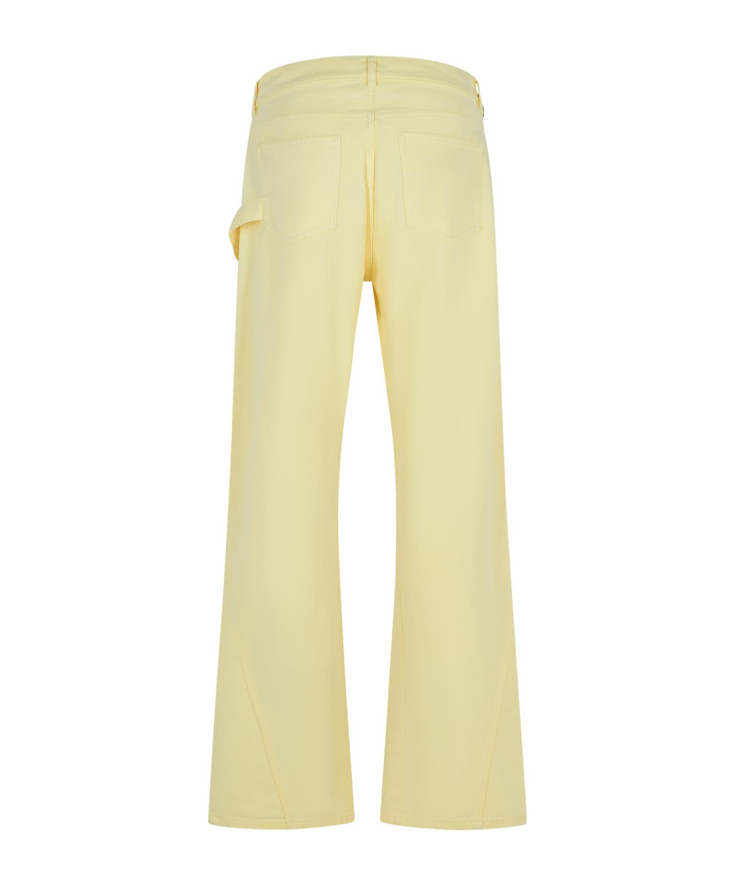 Jw Anderson Twisted Workwear Jeans In Neutral