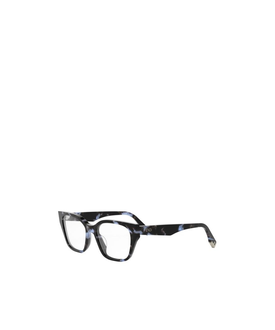 Fendi Eyewear Butterfly Frame Glasses In Black