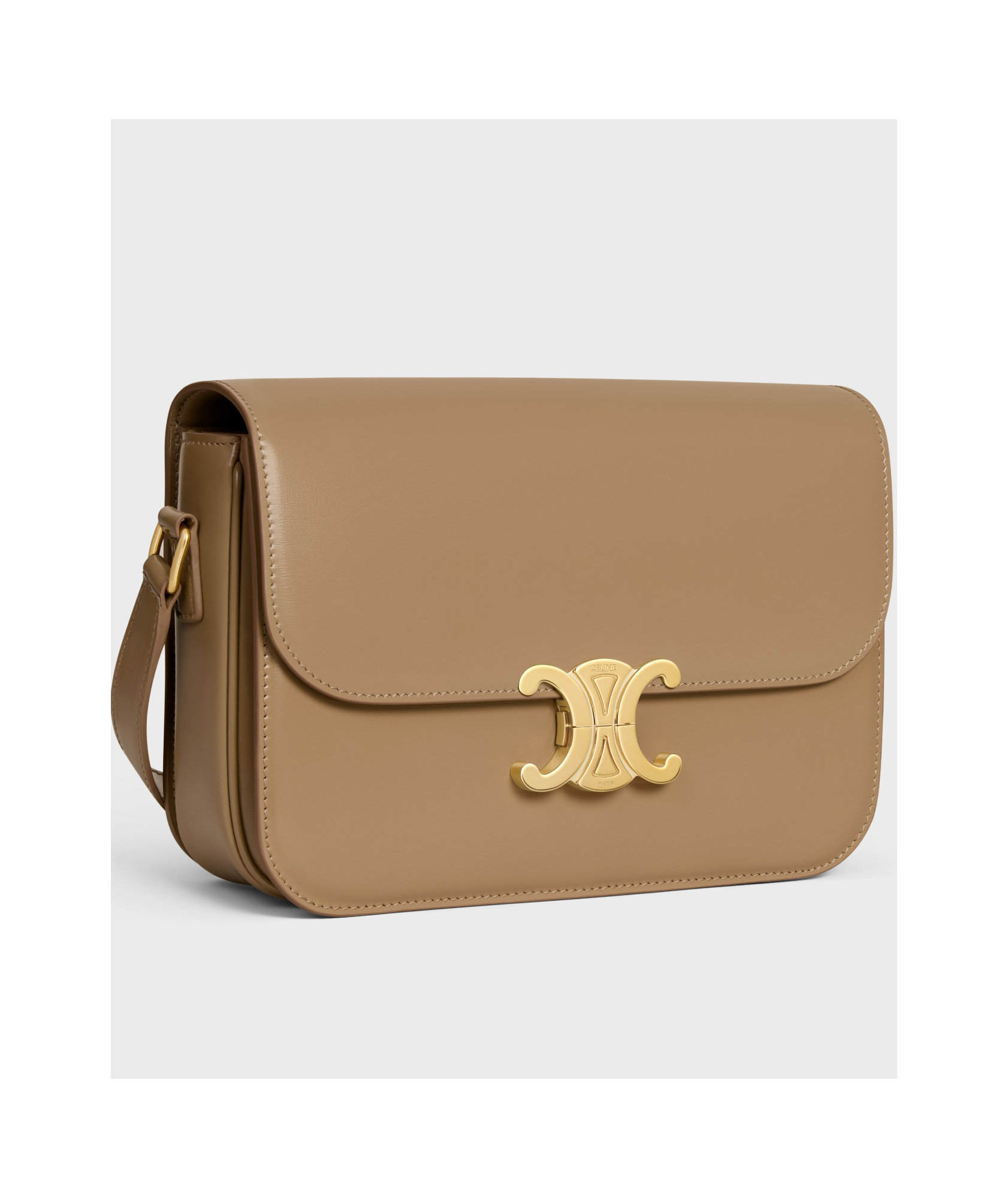Celine Women Triomphe Classique Borsa A Tracolla In Brown