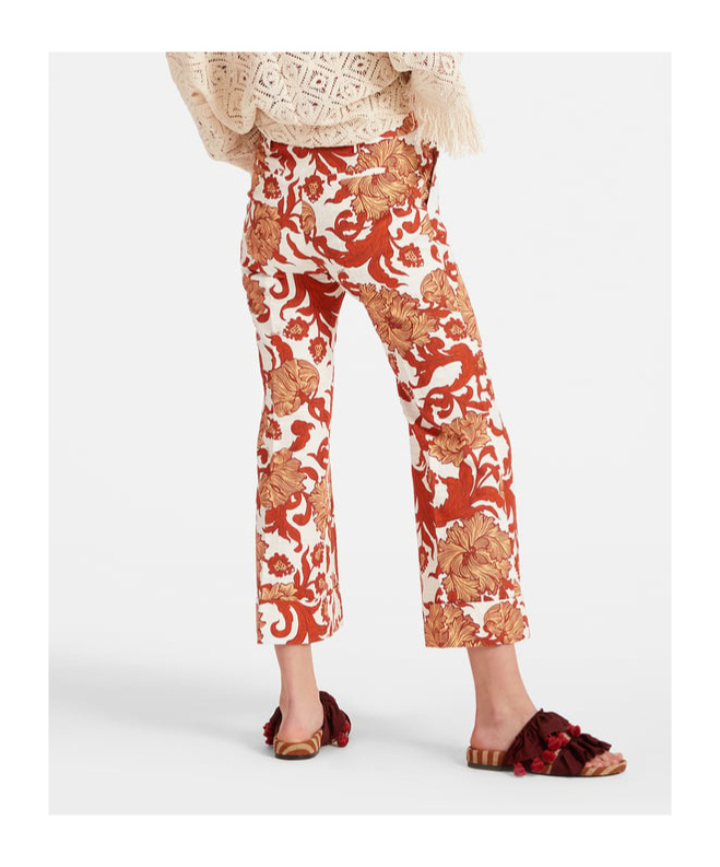 LA DOUBLEJ HENDRIX STRAIGHT-LEG CROPPED TROUSERS