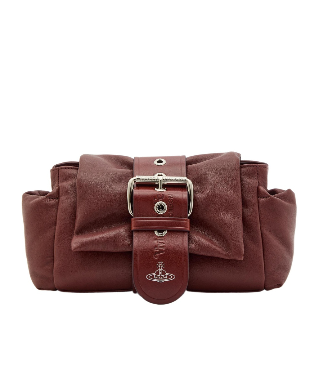 Vivienne Westwood Leather Shoulder Bag In Brown