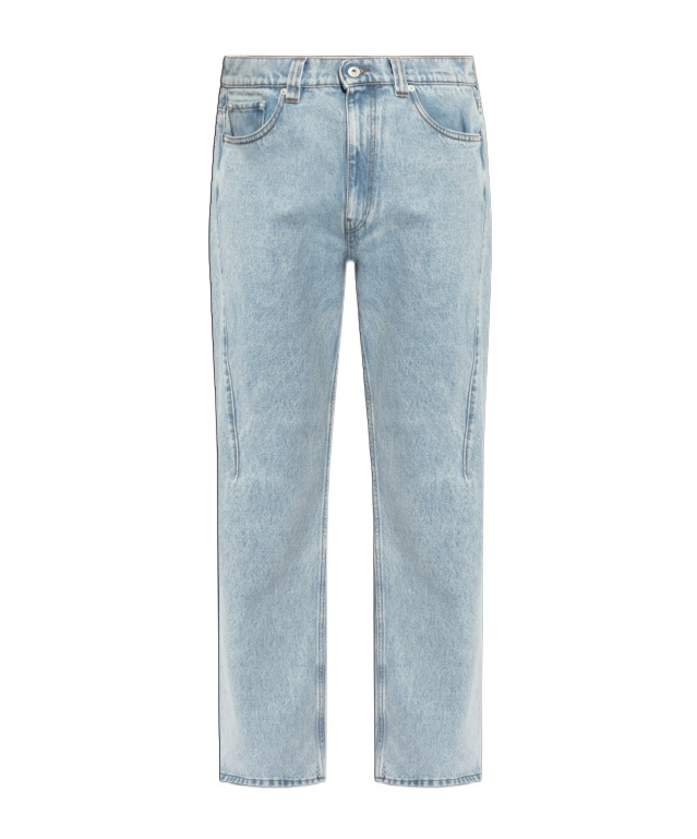 Y/project Belt-loop Jeans In Blue