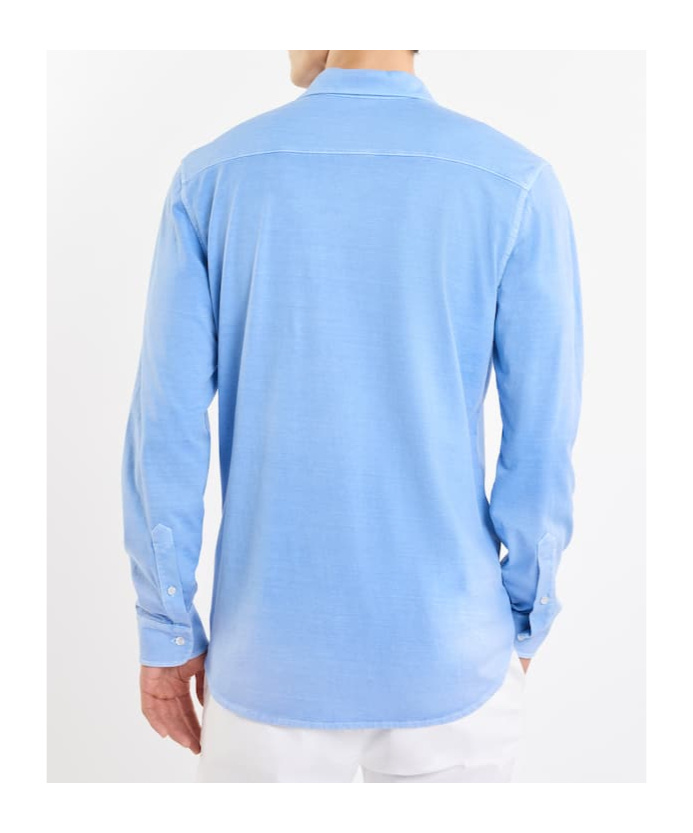 Fay Plain Jersey Regular Shirt In White