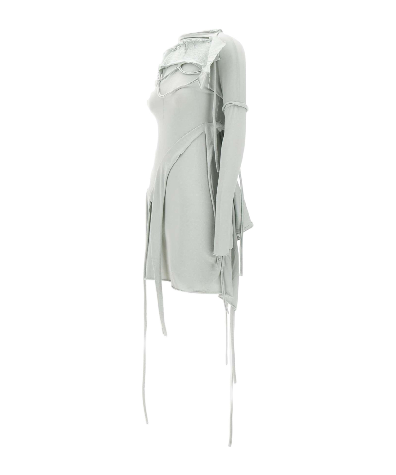 Ottolinger Long-sleeved Dress In White