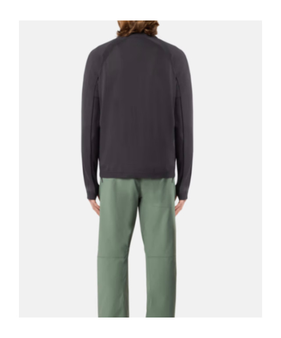 Stone Island Full Zip Cardigan With Thumb Holes At Cuffs In Leaden
