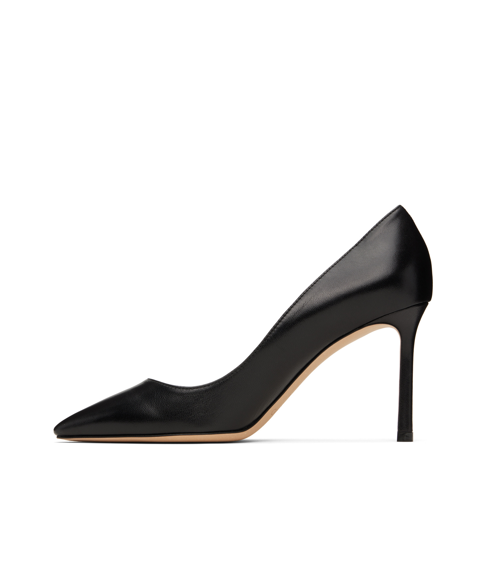 Jimmy Choo Leather High Heels In Black