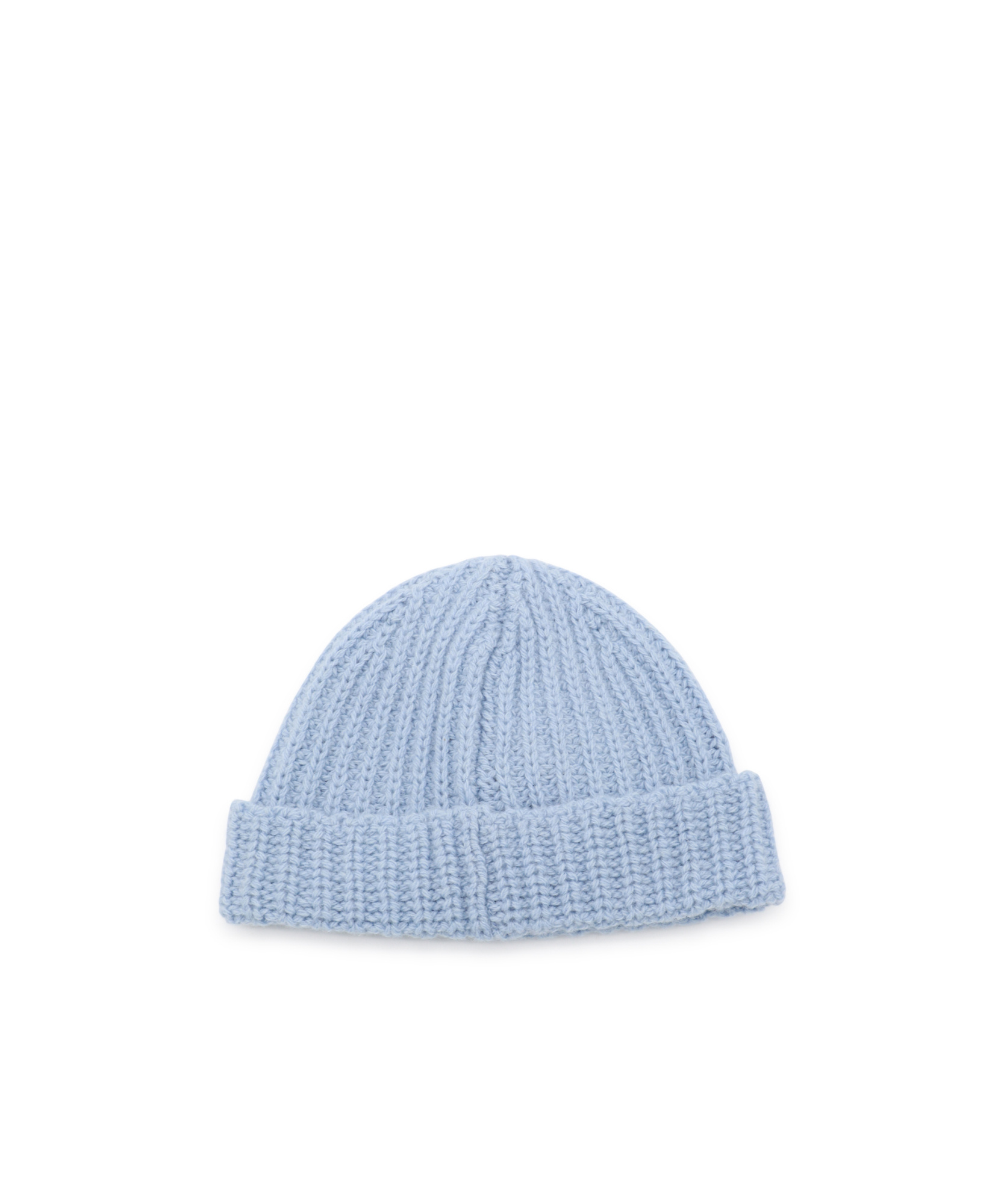 Marni Blue Shetland Wool Beanie In Blue