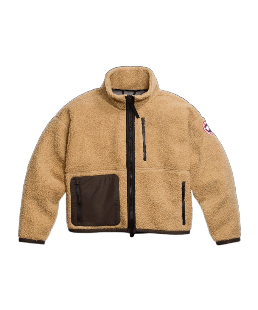 Canada Goose Fleece Zip-fastening Jacket In Brown