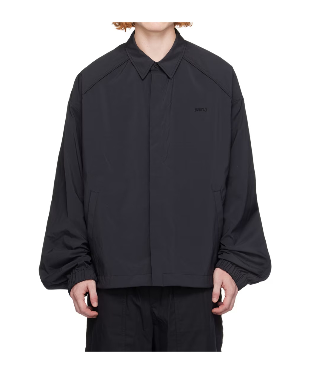 Juunj Black Puckering Shirt In Black