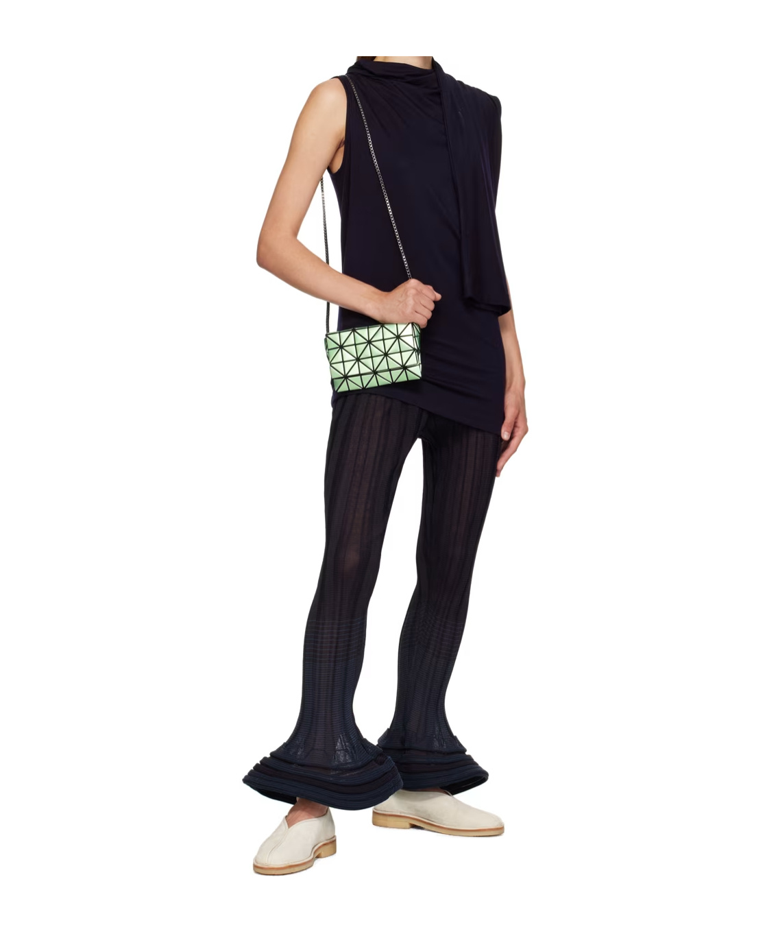 Bao Bao Issey Miyake Green Platinum Coffret Shoulder Bag In Green