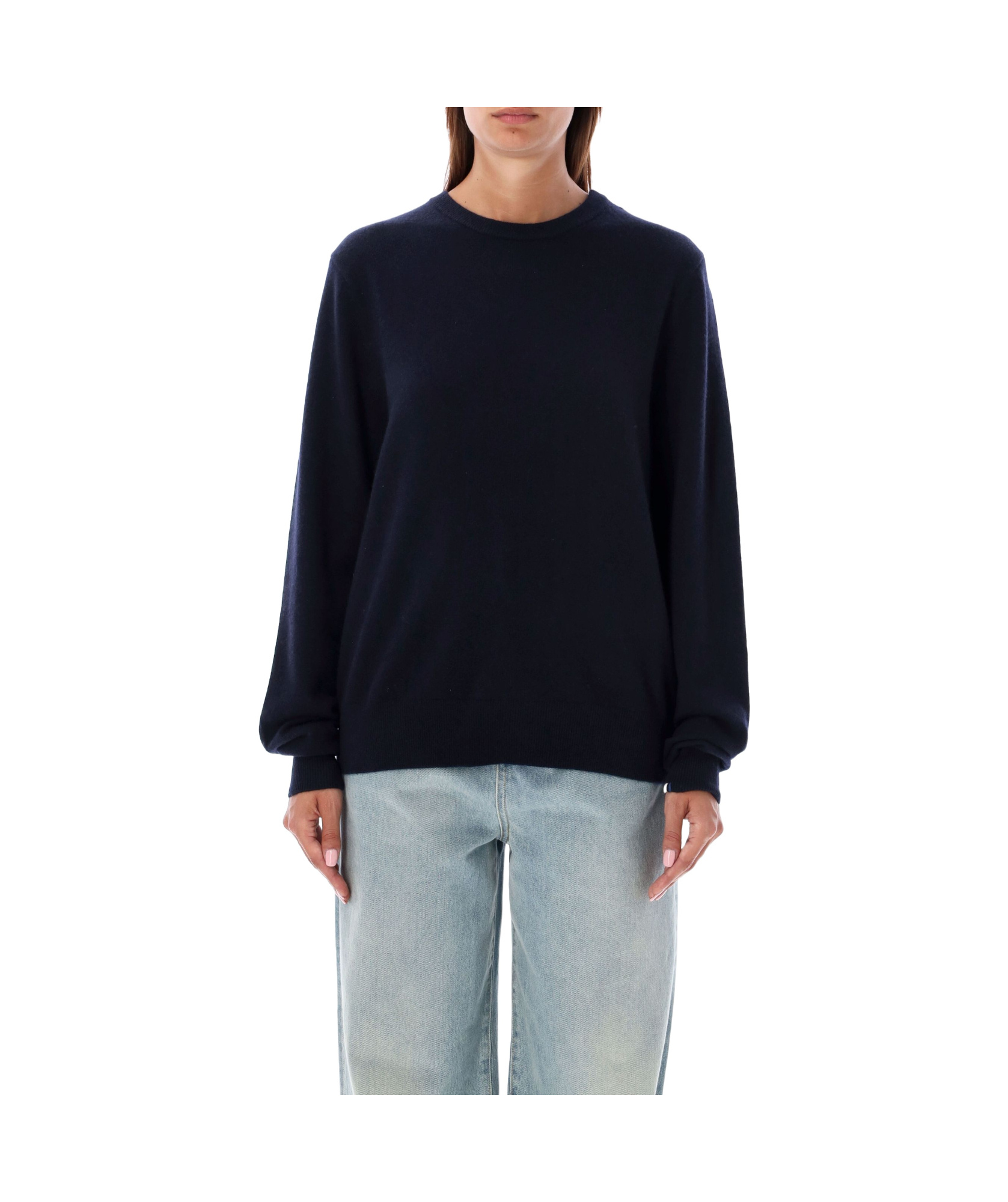 Extreme Cashmere Belle Cashmere Stretch 2.26 Pullover In Black