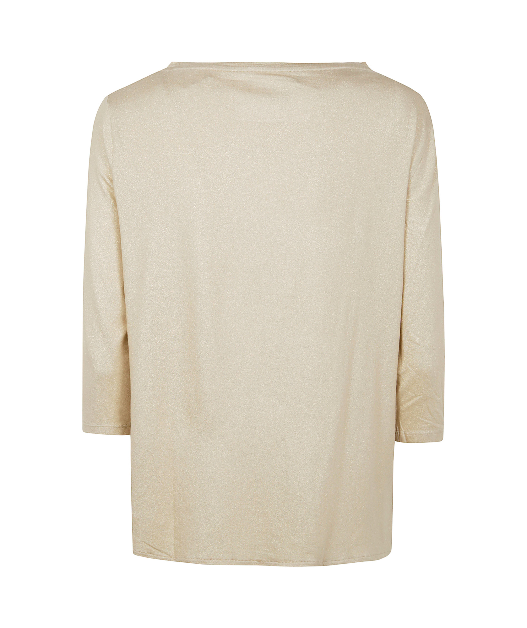 Shop Majestic Metallic-threading Sweater In Nude