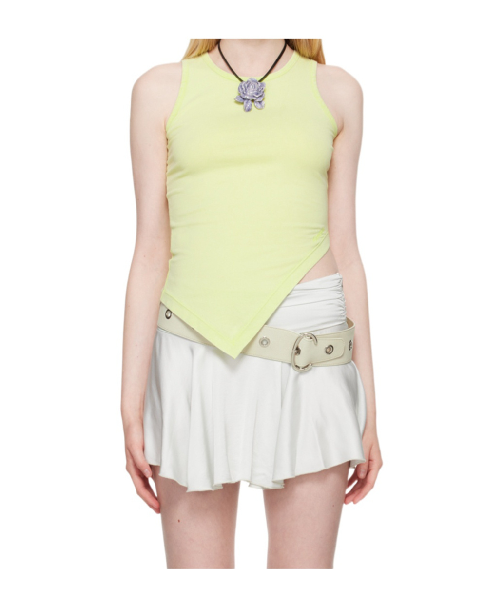 Gimaguas Green Furore Tank Top In Yellow