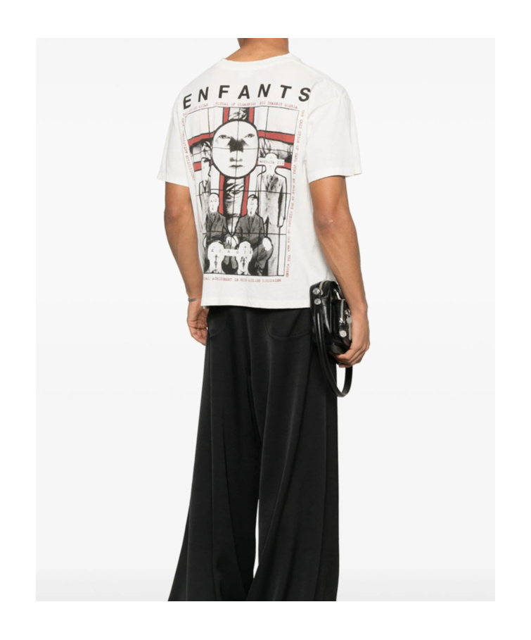 Enfants Riches Deprimes Ritual Prayer White Vintage-effect T-shirt In White