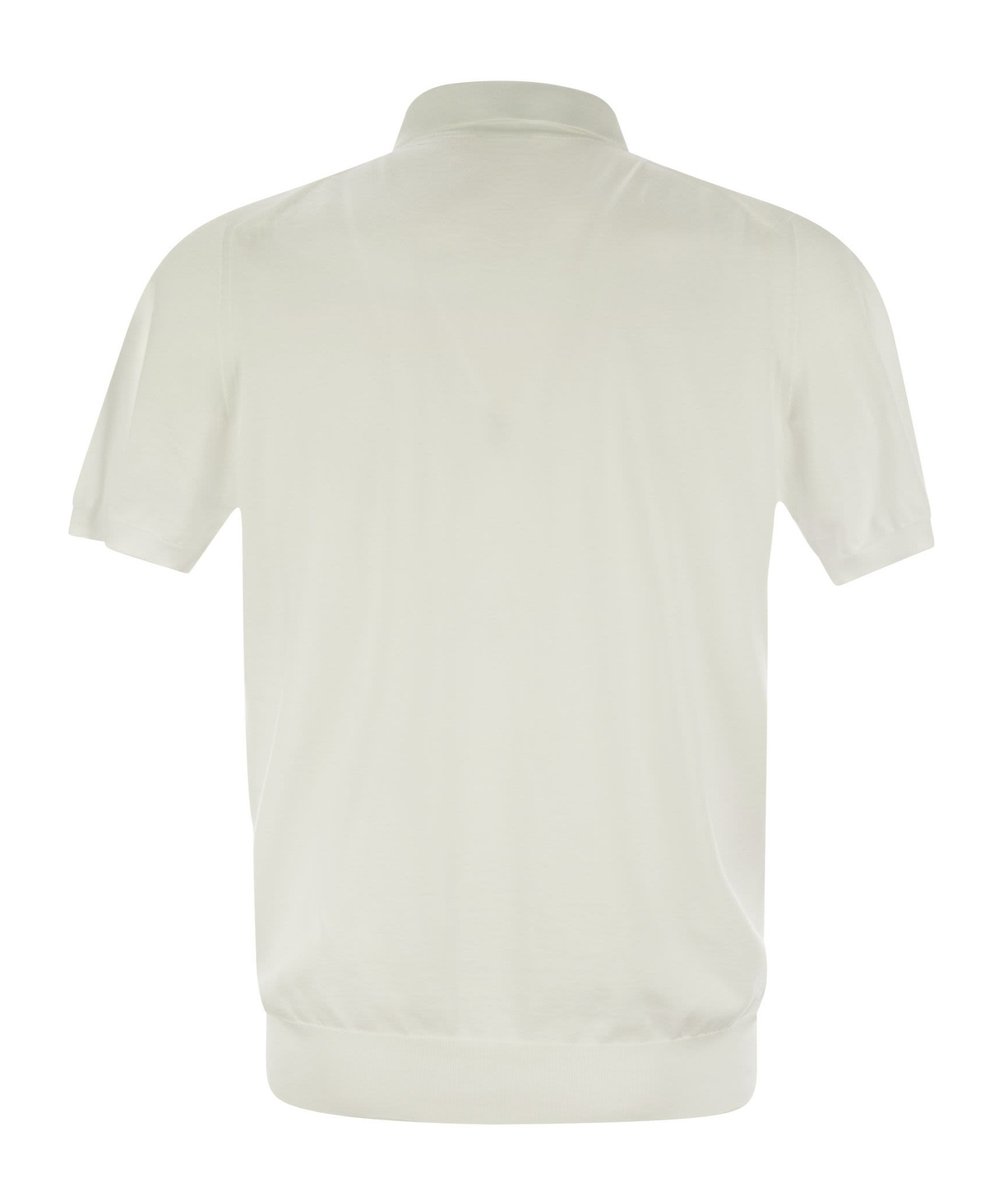 KITON SHORT-SLEEVED POLO SHIRT