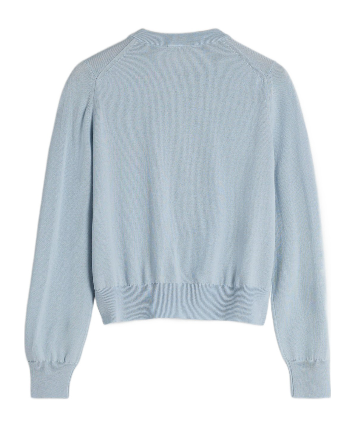 MAISON KITSUNÉ MAISON KITSUNÉ FOX HEAD EMBROIDERED KNITTED CARDIGAN