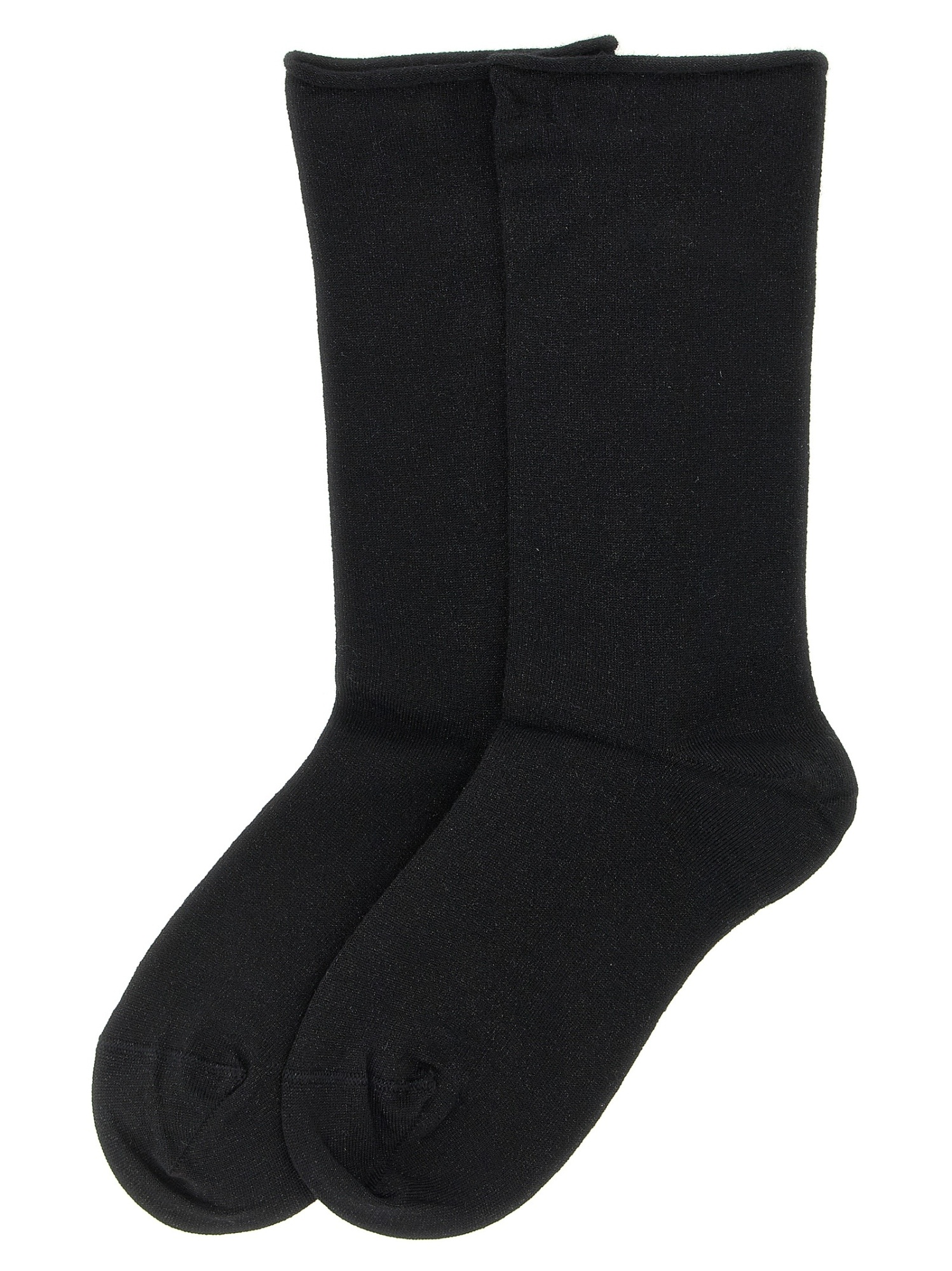 Brunello Cucinelli Tight Knit Socks In Black