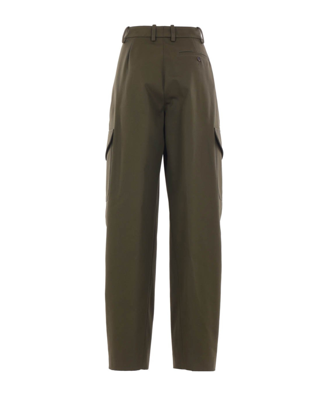 Givenchy Cotton-wool Cocoon Cargo Trousers In Green
