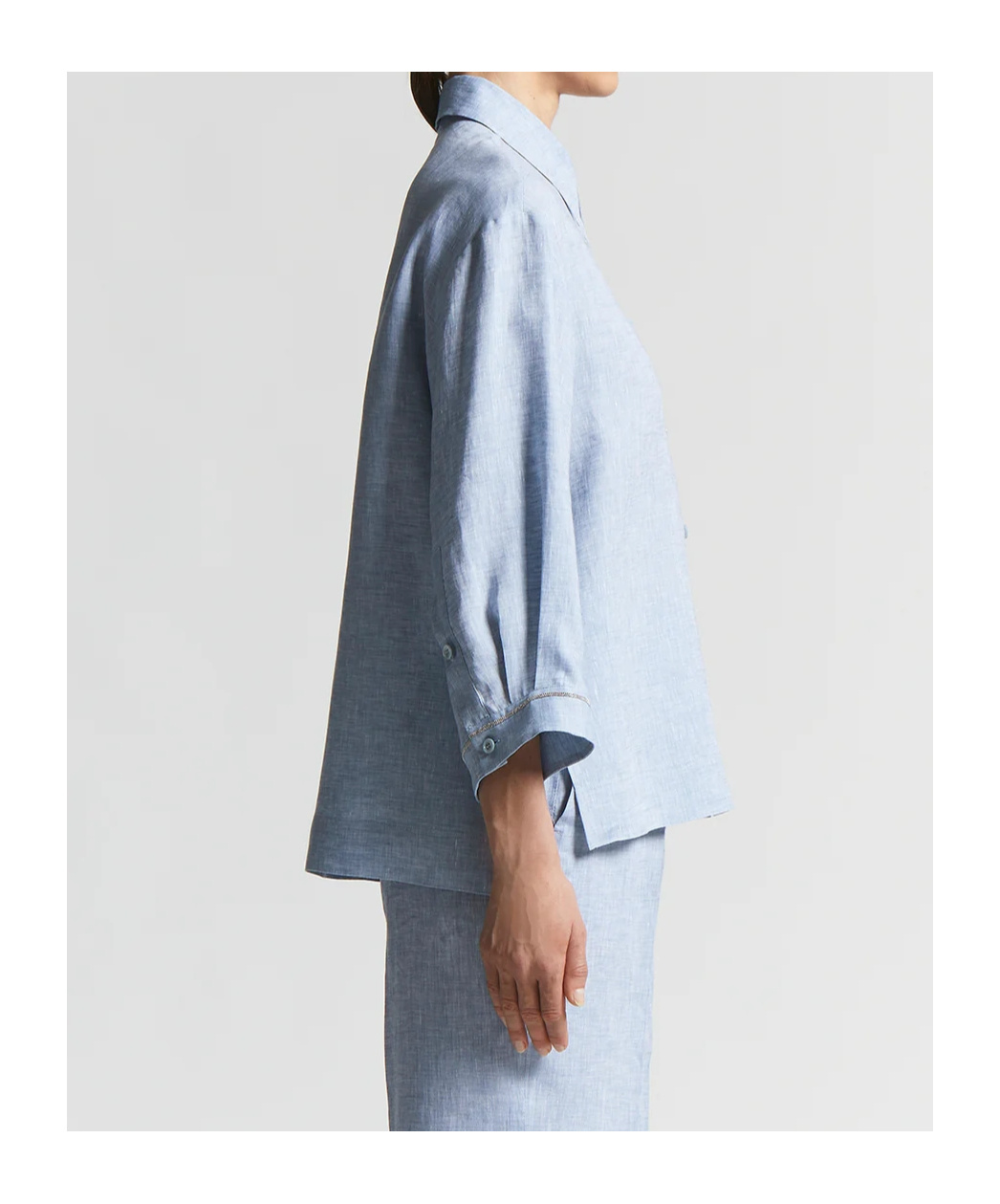 Shop Peserico Linen Shirt