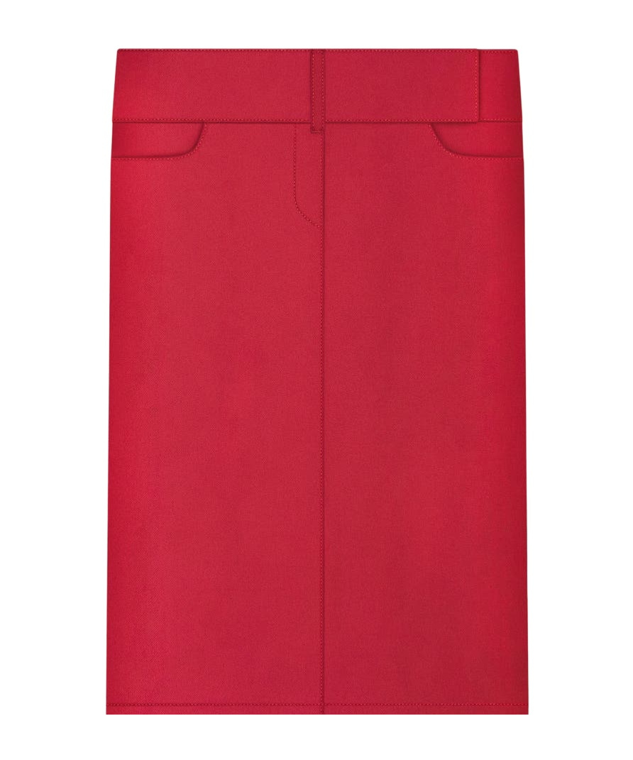 Courrèges Mid Lenght Belted Skirt