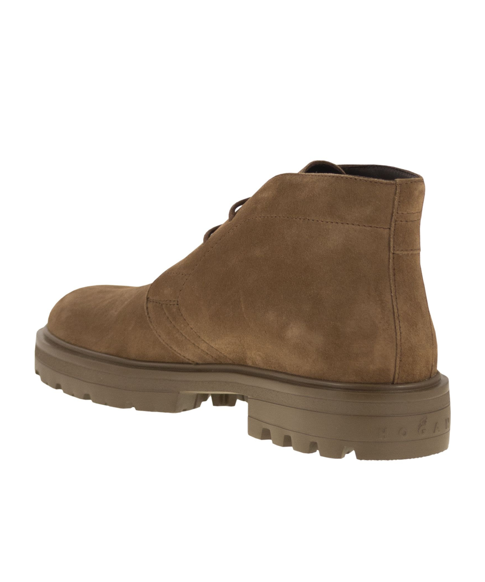 Hogan H673 - Lace-up Ankle Boot In Brown