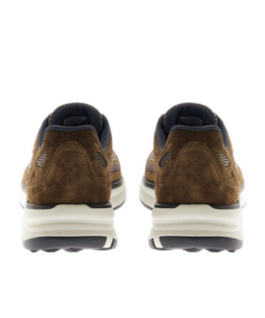 Herno Men Nylon Trainers With Rubberised Details In Brown