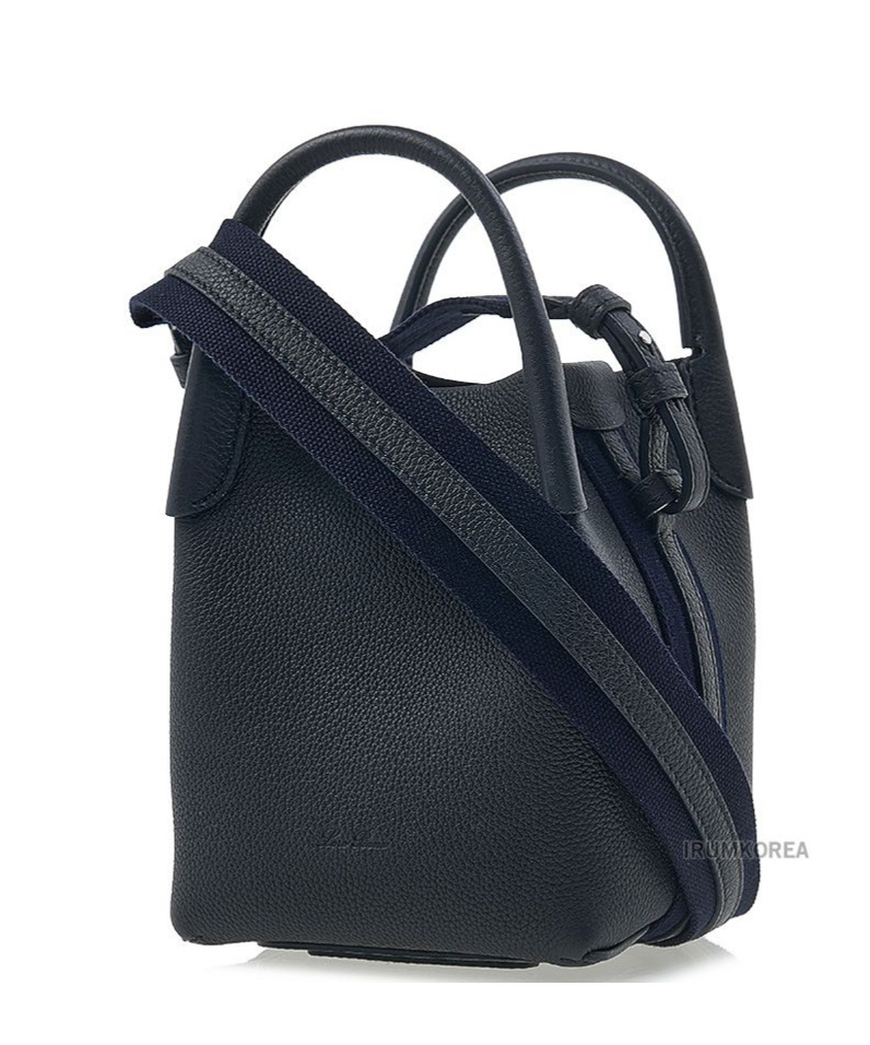 Loro Piana Micro Bale Bag In Black