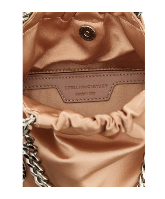 Stella Mccartney Chain Shoulder Bag In Brown