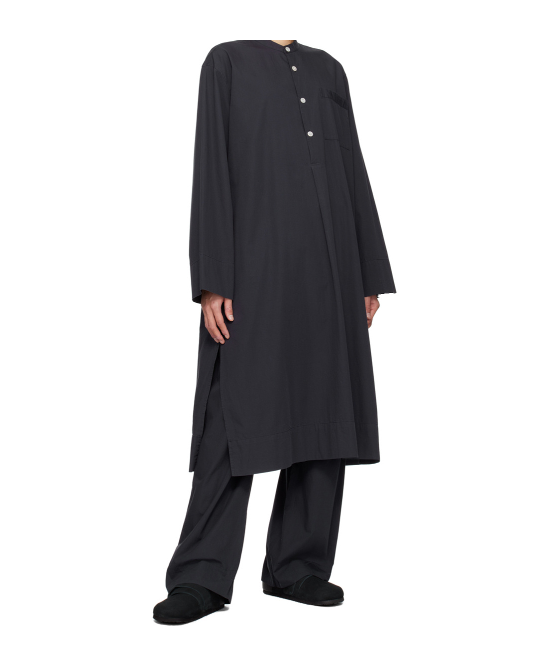 Tekla Xbirkenstock Collaboration Robe In Blue